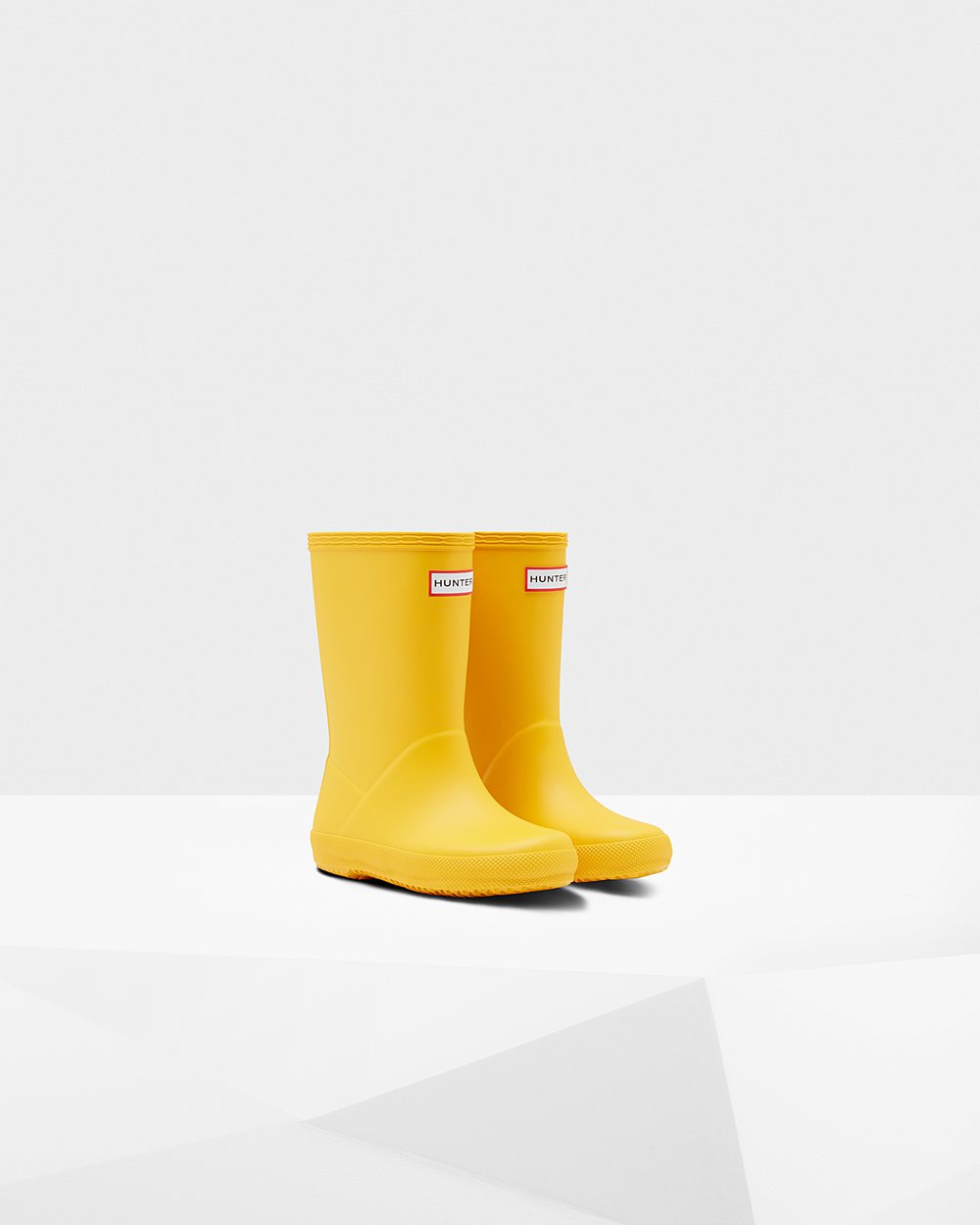 Kids Rain Boots - Hunter Original First Classic (45ZMHBDWT) - Yellow